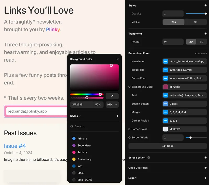 Building A Customizable Framer Component